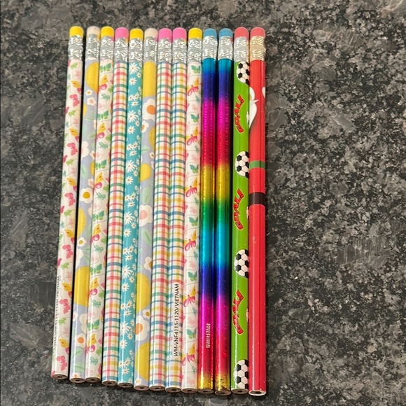 Vibrant Party Pencil Set with Assorted Colors - Picture 7 of 9